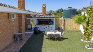 Casar Rural La Hacienda de Manuela - Barbacoa y jardín